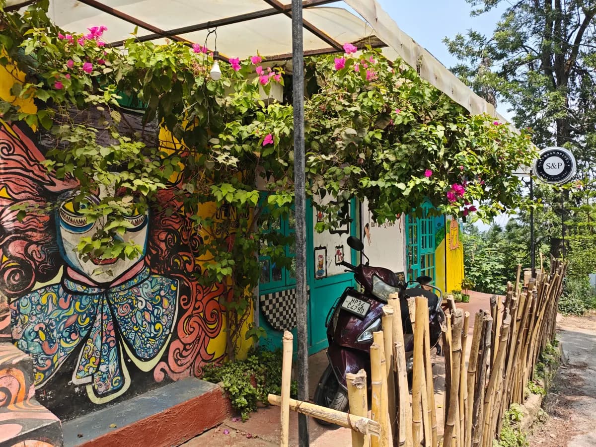 A colourful independent place on a local street